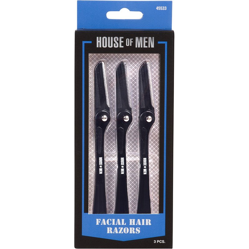 Beauty Topic Men's Facial Hair Razors, 3/Pack