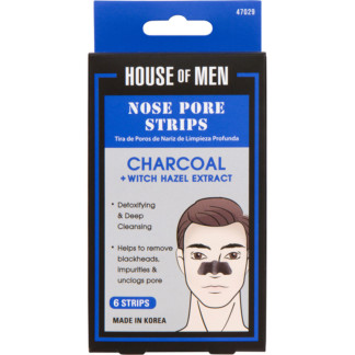 Beauty Topic Men's Charcoal Nose Pore Strips, 6/Pack