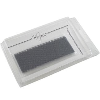 Sof'feet Replacement Abrasive Screens, 5/Pack