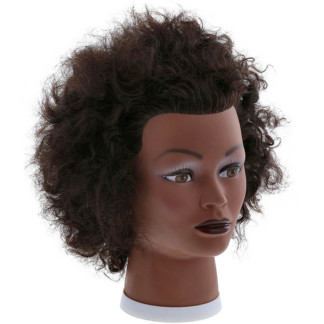 Mannequin Head with Ethnic Hair