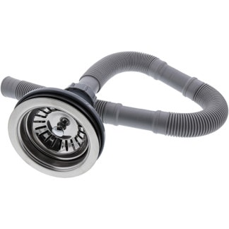 Waste with Removable Grate & Waste Connector for LWH