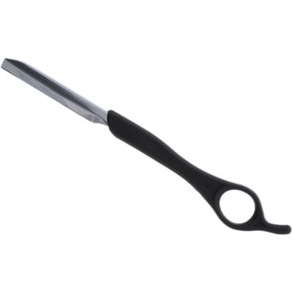 Feather Styling Type Razor, Black Handle with Guard