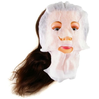 Cotton Mask with Eye, Nose & Mouth Holes, 50/Pack