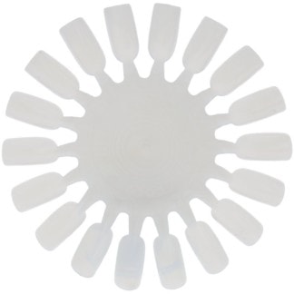 Nail Polish Plastic Display Disc for Practise