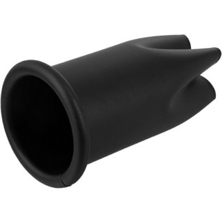 Straightener & Tong In-Bench Holder, Round, Black, 5cm Diameter