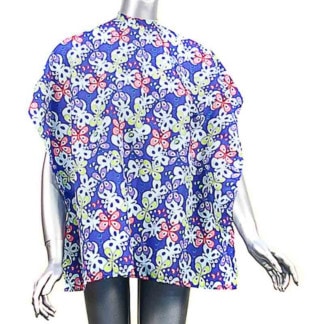 Kids Cape Blue with Butterflies, Hook & Loop