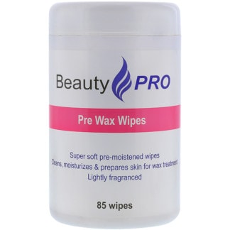 Beauty Pro Pre Wax Wipes, 85/Pack