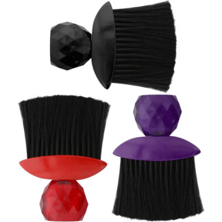 Neck Brush with Diamond Shape Handle, Assorted Colours