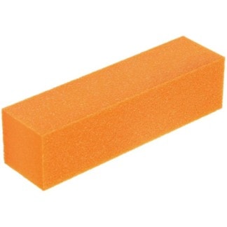 Nail Buffer Orange Glitter