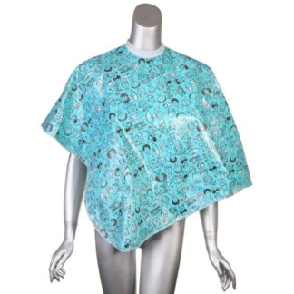 Kids Cape Blue with People, Hook & Loop