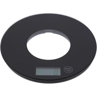 Scale Black & Clear Glass