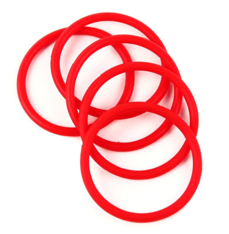 Diane Head & Pony Tail Holders, Silicone, Assorted Colours, 5/Pack - Image 2