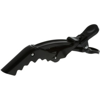 Sectioning Croc Clips, Large, Black, 4/Pack