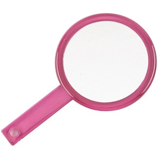 Cala Hand Mirror, Pink, 14cm