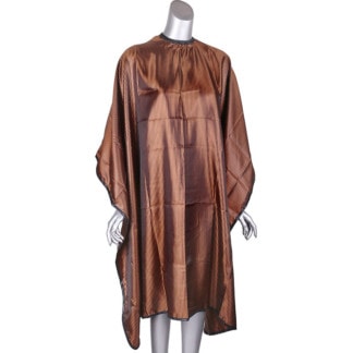 Barber Cape Brown Pinstripes, Elasticated Hook