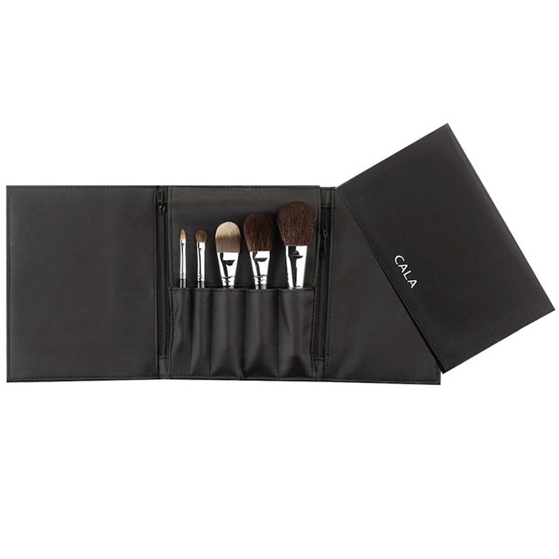 Cala Travel Pouch Brush Set, 5 Pieces