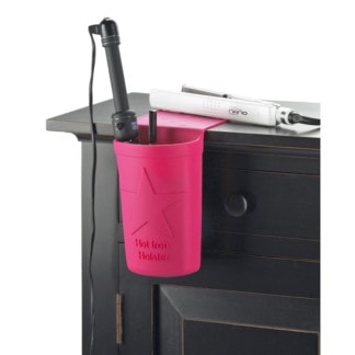 Straightener & Tong Silicone Table Holster, Hot Pink, Large