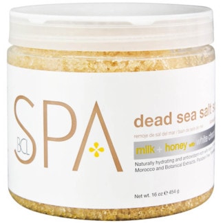BCL Spa Milk & Honey with White Chocolate Dead Sea Salt Soak, 454g