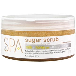 BCL Spa Milk & Honey with White Chocolate Sugar Scrub, 227g