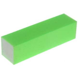 Nail Buffer Green & White