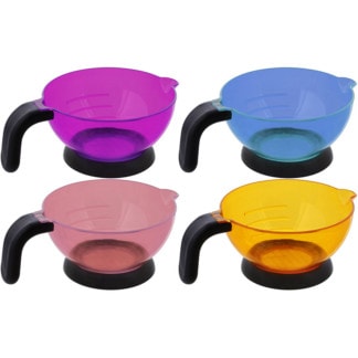 Tint Bowl Transparent with Handle, Assorted Colours