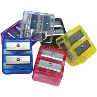 Nicka K Dual Sharpener, Assorted Colours