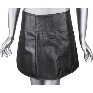 Scissor Waist Tool Skirt, Vinyl, Black, Empty