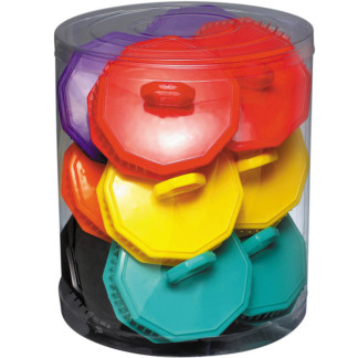 Palm Scalp Massager Brushes, Candy Colours, 24/Tub