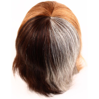 Mannequin Head with 4 Colours, 6-10 inch, 100% Human Hair Extensions