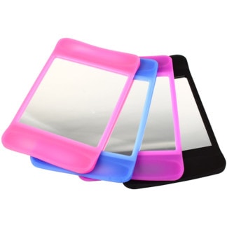 Mirror Silicone Touch, Pink/Blue/Purple, 18 x 18cm