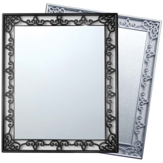 Mirror with Trellis, 23 x 29cm