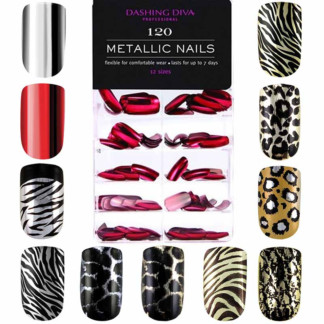 Dashing Diva Metallic Nails, 120/Box