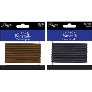 Diane Head & Pony Tail Holders, 12/Pack
