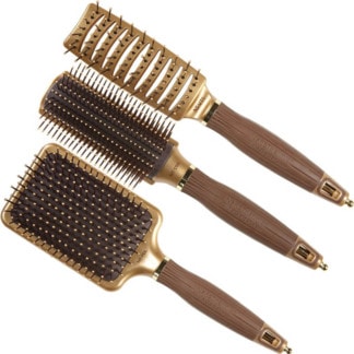 Olivia Garden NanoThermic Ceramic + Ion Vent, Styler & Paddle Brush Collection