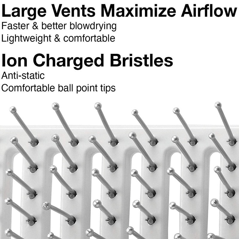 Olivia Garden Ceramic + Ion XL Pro Paddle Brush Collection - Image 3