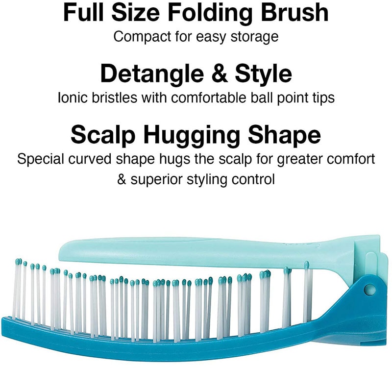 Olivia Garden On The Go Ionic Folding Brush Collection - Image 2