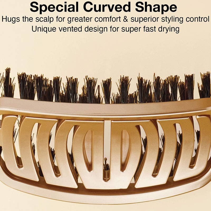 Olivia Garden NanoThermic Ceramic + Ion Flex Paddle Brush Display: 12 Brushes & Stand - Image 2