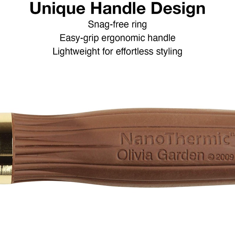 Olivia Garden NanoThermic Ceramic + Ion Flex Paddle Brush Display: 12 Brushes & Stand - Image 3