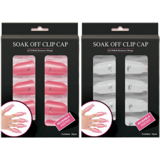 Nail Soak Off Clip Caps, 10/Pack