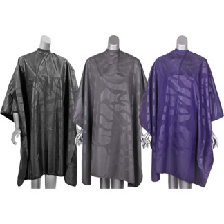 Salon Cape Swirl Patten, Bleach & Colour Proof, Studs