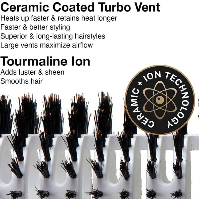 Olivia Garden Ceramic + Ion XL Boar Brush Collection - Image 2