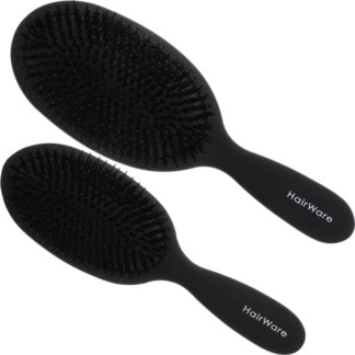 Hairware Black Cushion Brush with Porcupine Bristles Collection