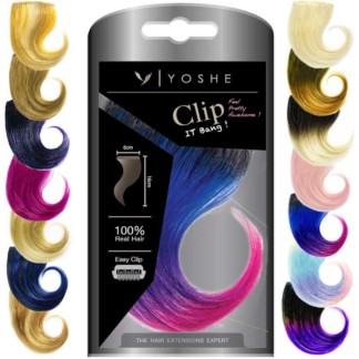 Yoshe 100 % Human Hair Clip It Bang! 6 x 19cm