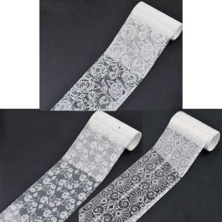 Nail Art Decoration White Lace