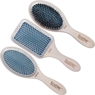 Olivia Garden EcoHair Thermal Bamboo Paddle & Cushion Brush Collection