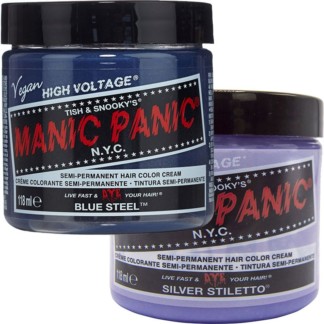 Manic Panic High Voltage Silvertones Semi-Permanent Hair Color Cream, 118ml
