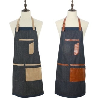 Barber Apron Vintage Barbershop Design & Pockets