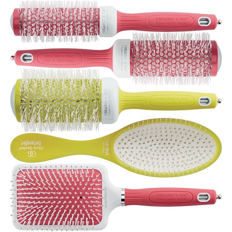 Olivia Garden Ceramic + Ion Thermal Haute Tropix Brush Collection
