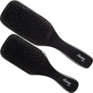 Diane Curved Luxe 100% Soft Boar Wave Handle Brush