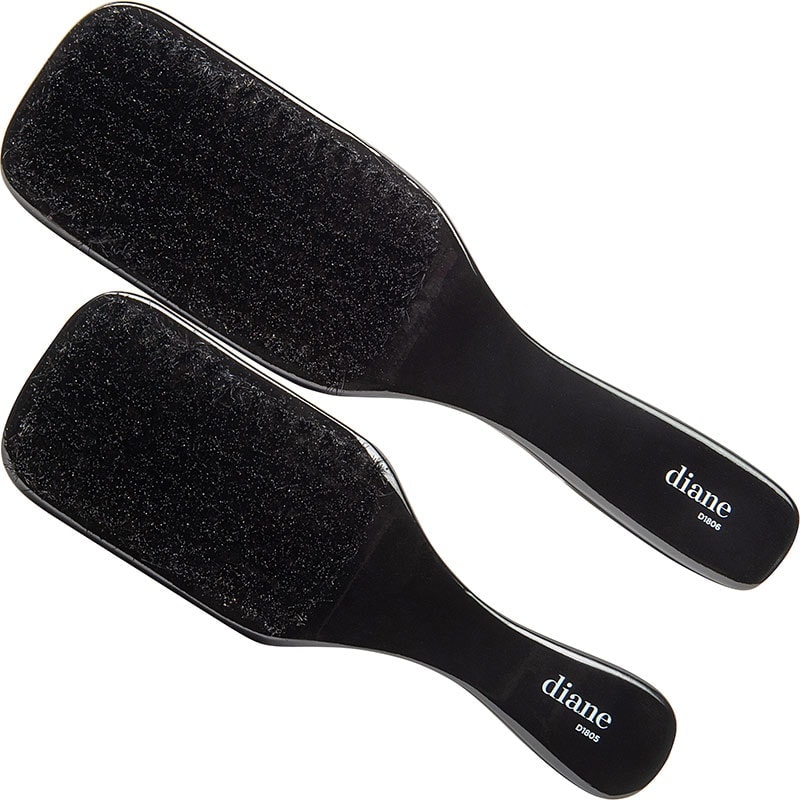 Diane Curved Luxe 100% Soft Boar Wave Handle Brush